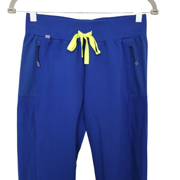 Figs Boston Slim Jogger Scrub Pants Womens Size XXS Electric Blue NWT - Picture 4 of 7